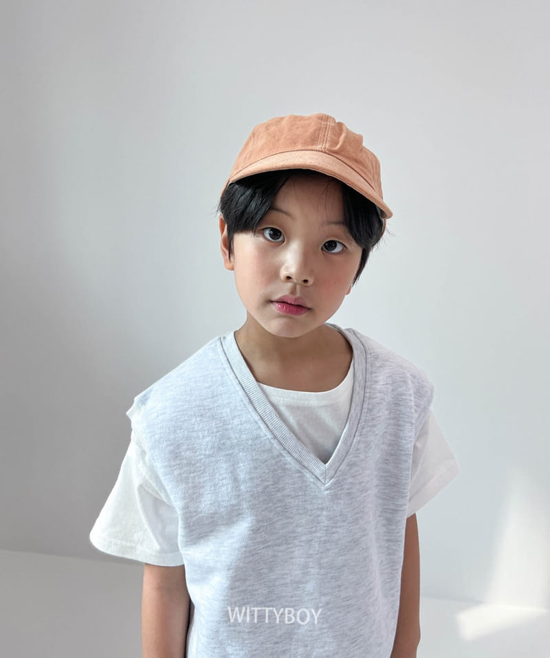 Witty Boy - Korean Children Fashion - #childofig - Mono Stitch Cap - 2