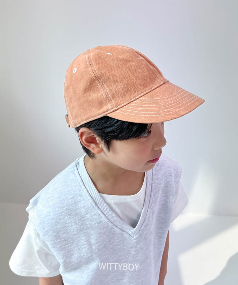 Witty Boy - Korean Children Fashion - #childofig - Mono Stitch Cap - 3