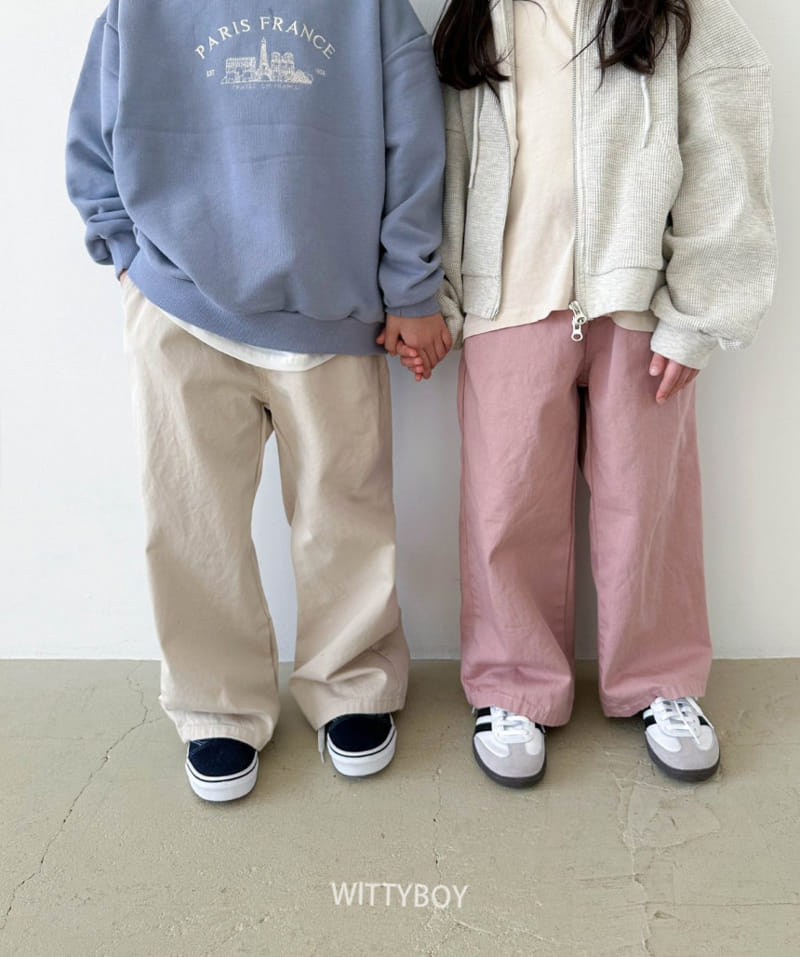 Witty Boy - Korean Children Fashion - #childofig - Murphy Wide Pants - 2