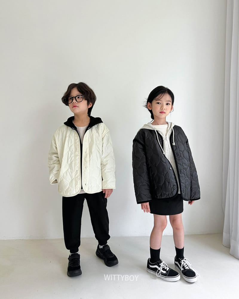 Witty Boy - Korean Children Fashion - #childrensboutique - Holic Quilting Jumper - 10