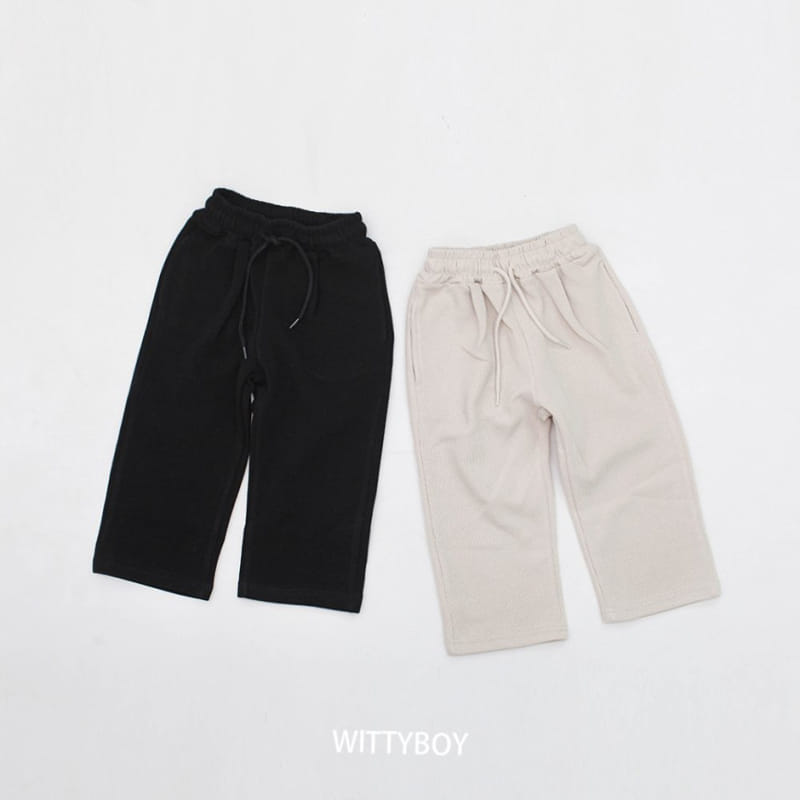 Witty Boy - Korean Children Fashion - #childrensboutique - Mode Pants