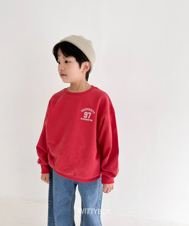 Witty Boy - Korean Children Fashion - #designkidswear - Washington Sweatshirt - 6