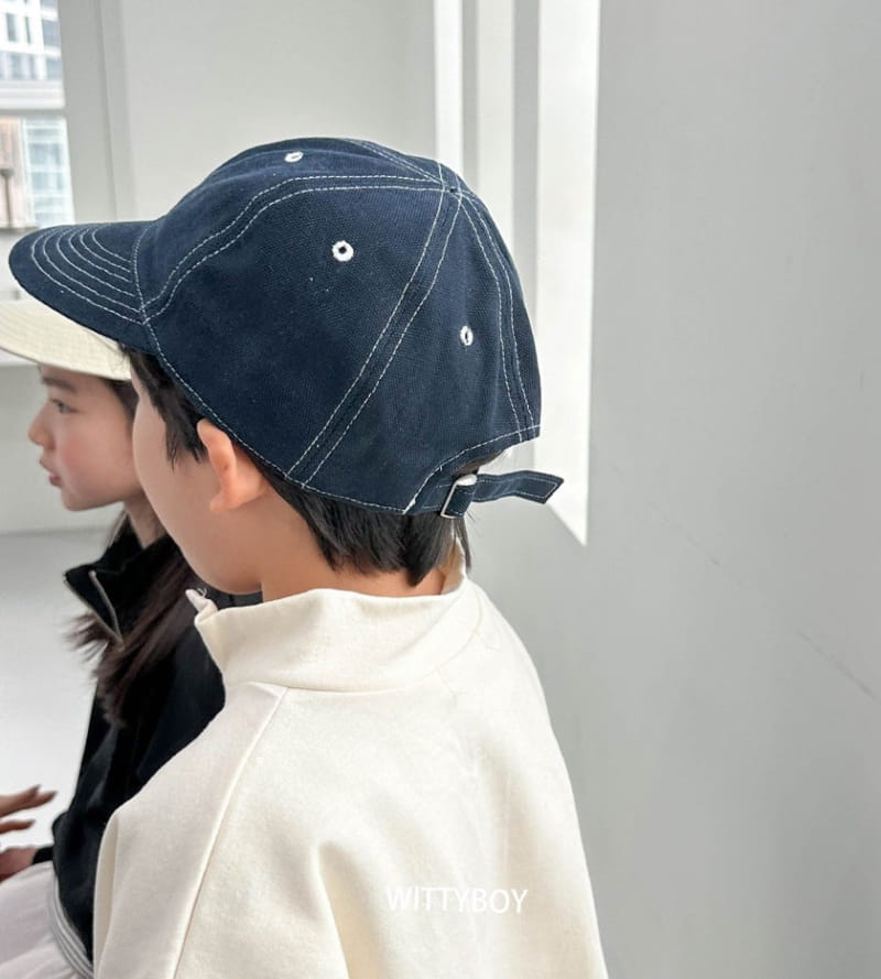 Witty Boy - Korean Children Fashion - #designkidswear - Mono Stitch Cap - 5
