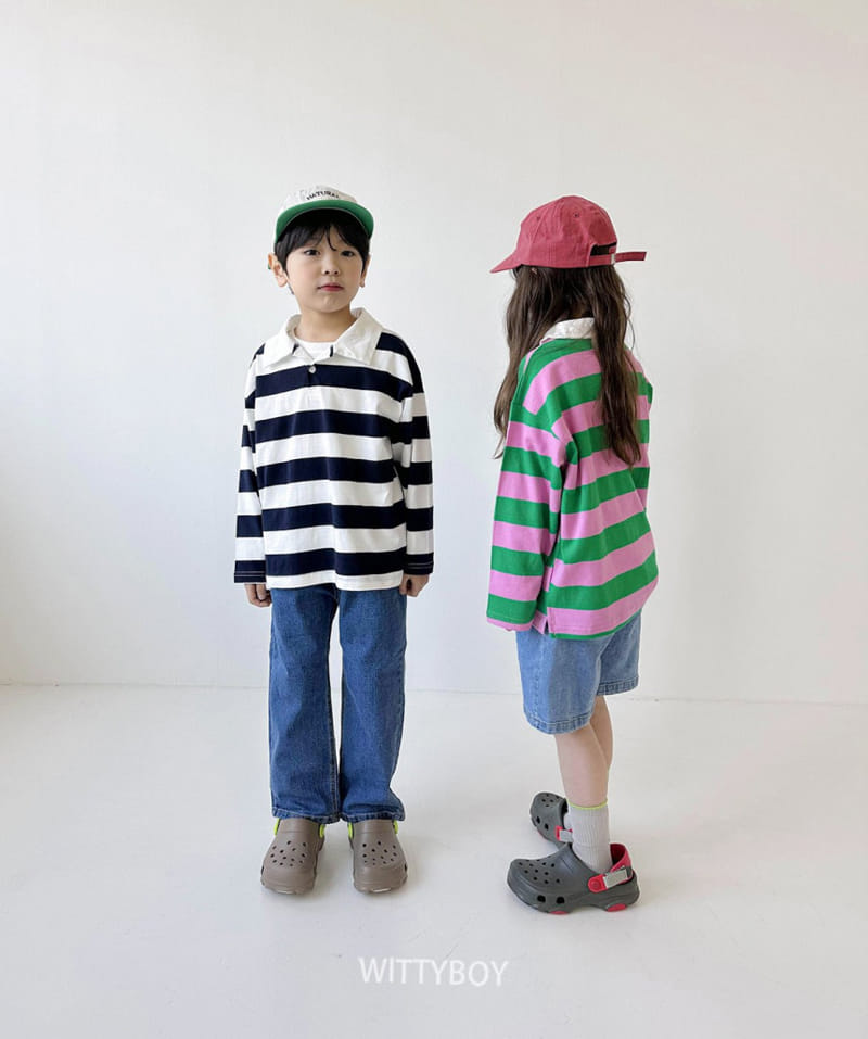 Witty Boy - Korean Children Fashion - #discoveringself - Awesome Collar Tee - 2