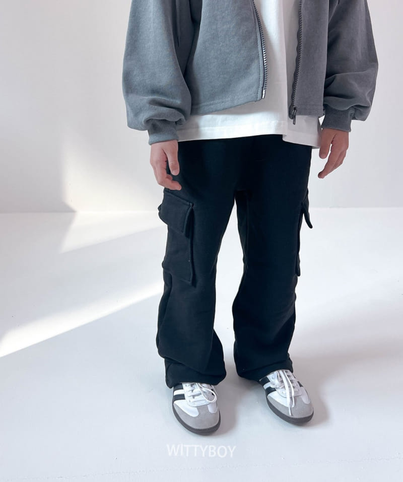 Witty Boy - Korean Children Fashion - #discoveringself - Fuzzy Cargo Pants - 11