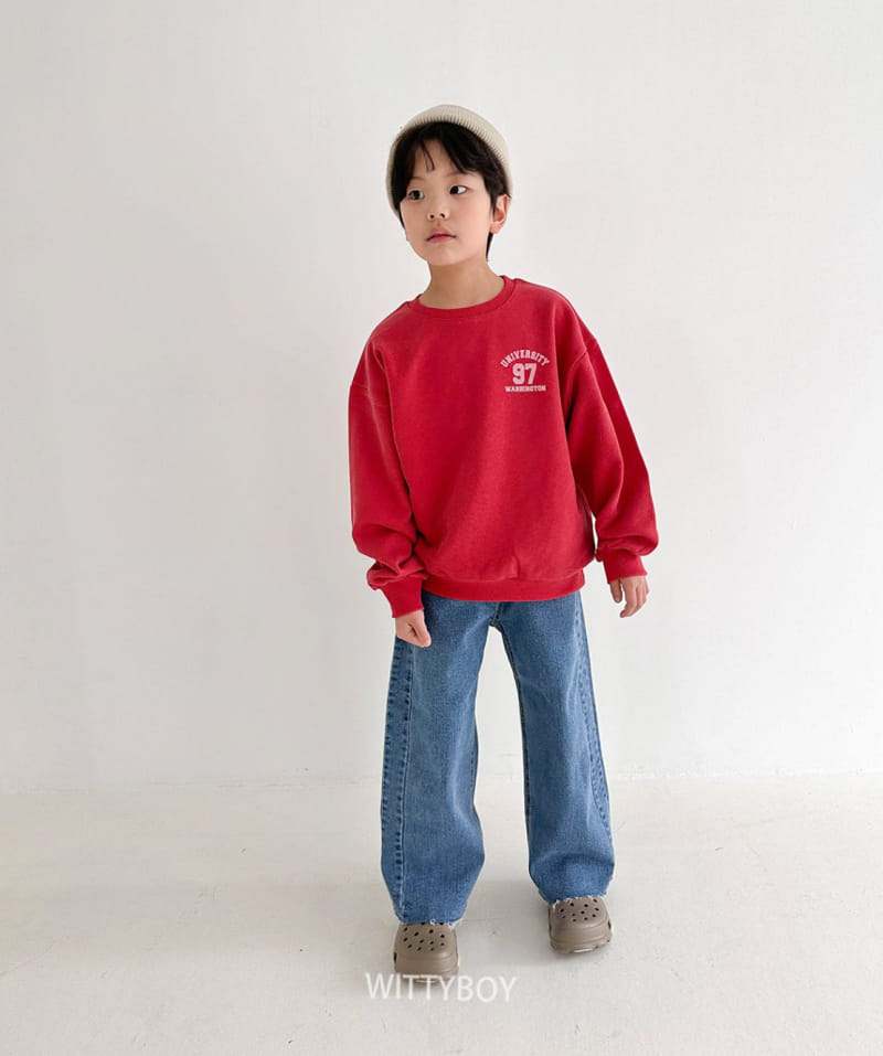 Witty Boy - Korean Children Fashion - #discoveringself - Washington Sweatshirt - 7