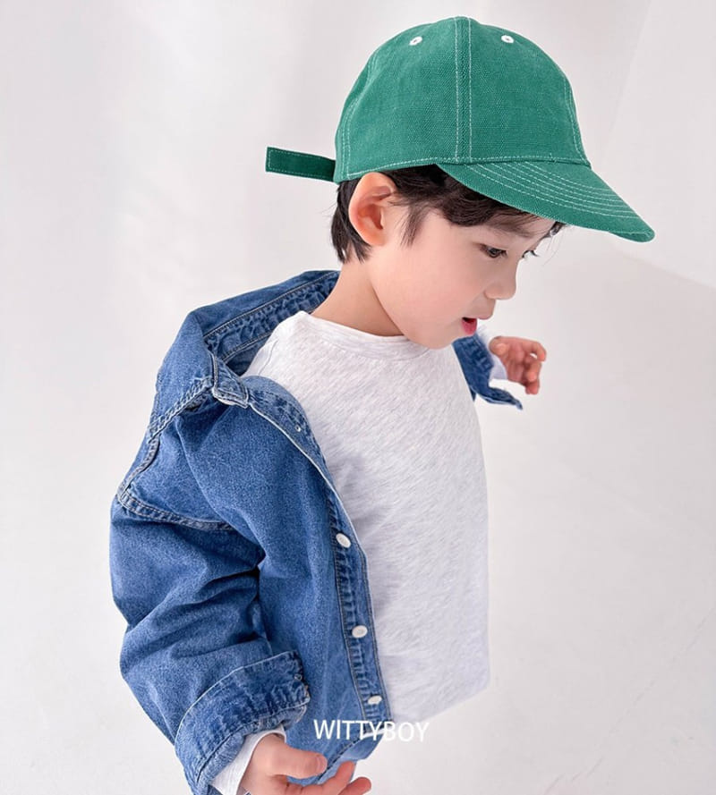 Witty Boy - Korean Children Fashion - #discoveringself - Mono Stitch Cap - 6