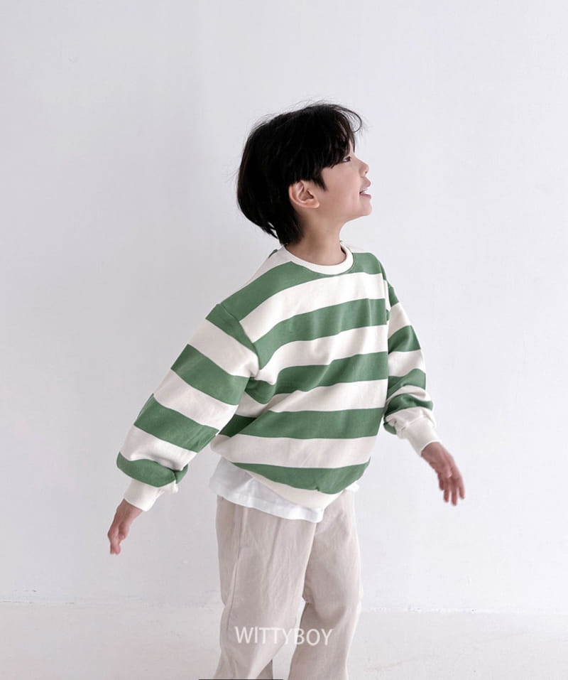 Witty Boy - Korean Children Fashion - #discoveringself - Lauren Sweatshirt - 10