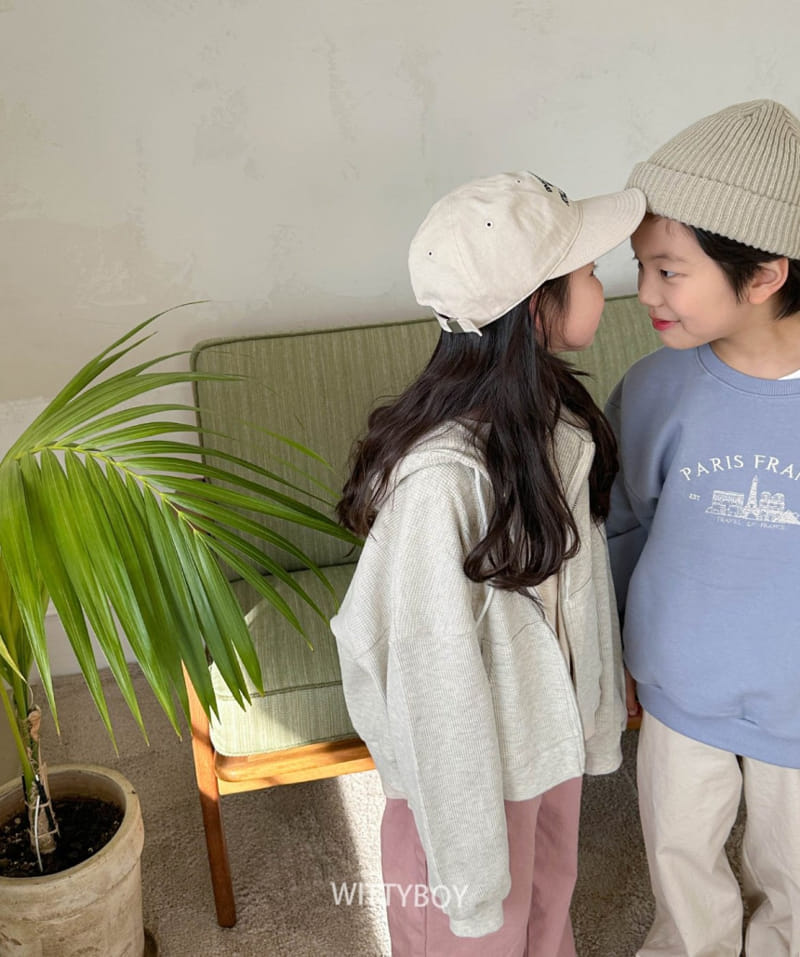 Witty Boy - Korean Children Fashion - #fashionkids - Waffle Two Way Zip Up - 9