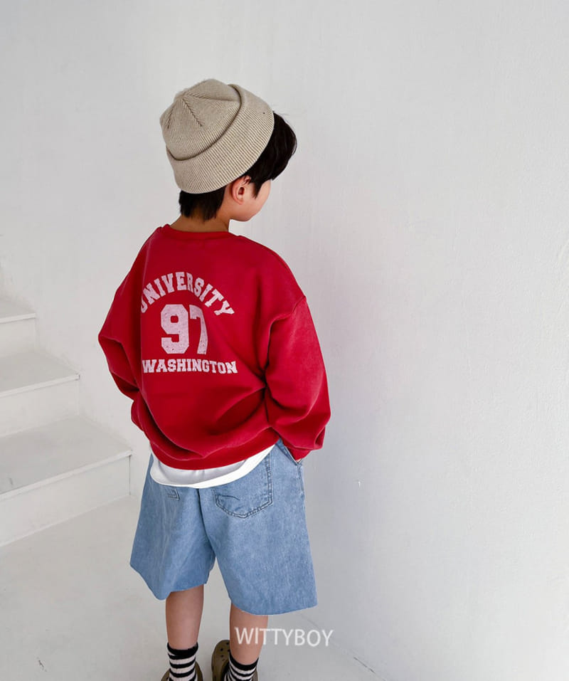 Witty Boy - Korean Children Fashion - #fashionkids - Washington Sweatshirt - 8