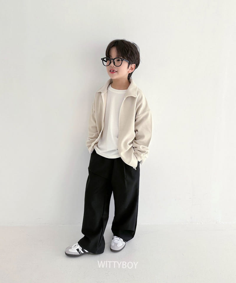 Witty Boy - Korean Children Fashion - #fashionkids - Mode Zip Up - 5