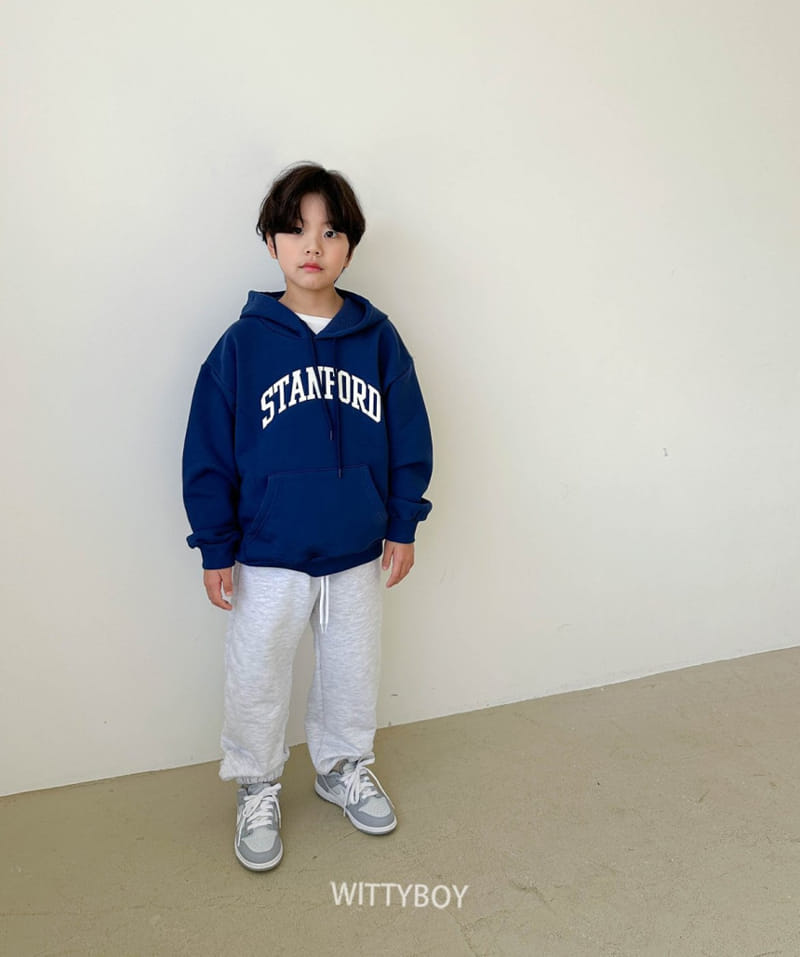 Witty Boy - Korean Children Fashion - #kidsshorts - Stanford Hoody Tee - 11