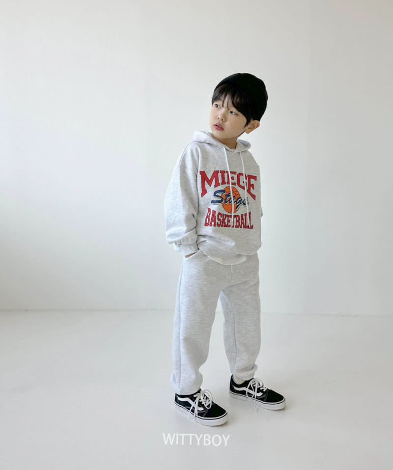 Witty Boy - Korean Children Fashion - #kidsshorts - Stage Hoody Tee - 10