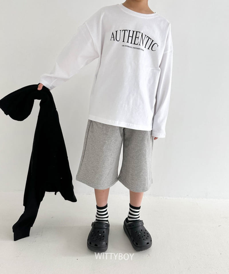 Witty Boy - Korean Children Fashion - #kidsshorts - Authentic Tee - 5