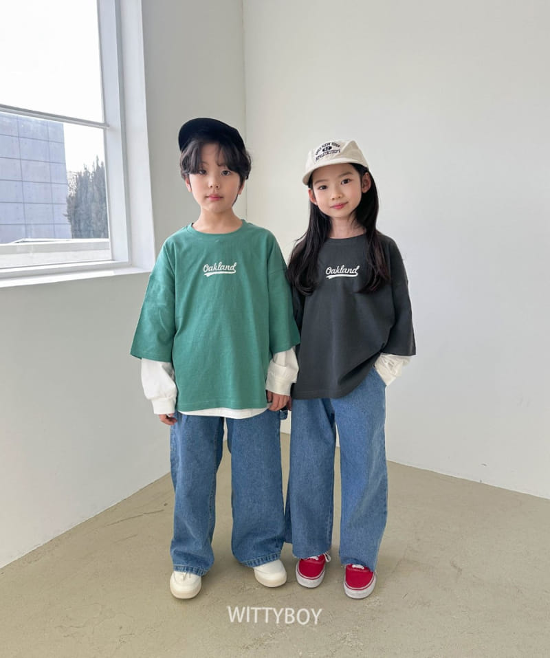 Witty Boy - Korean Children Fashion - #kidsshorts - Auckland Tee - 3