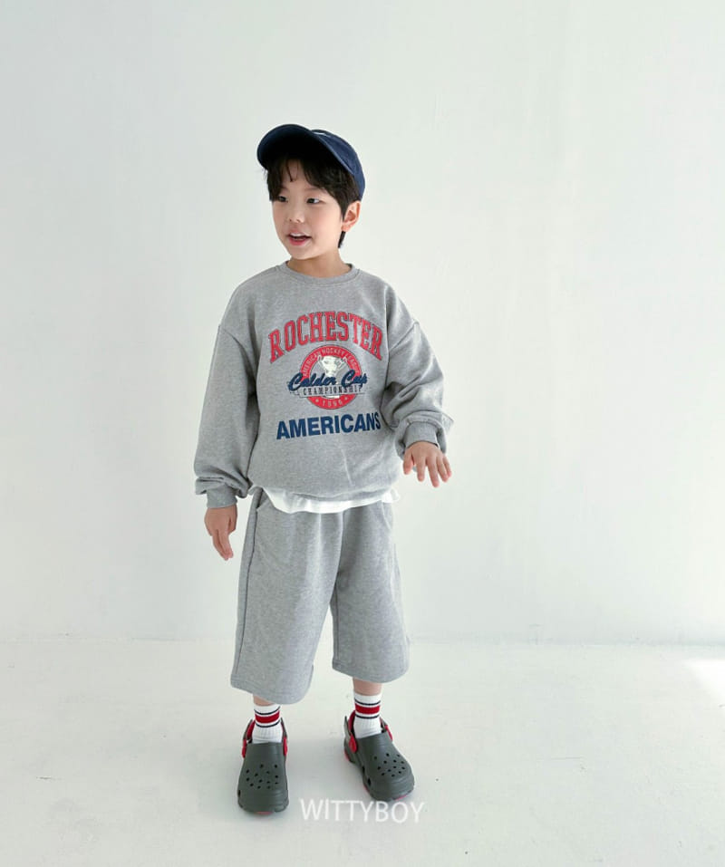 Witty Boy - Korean Children Fashion - #kidsshorts - Rochester Sweatshirt - 10