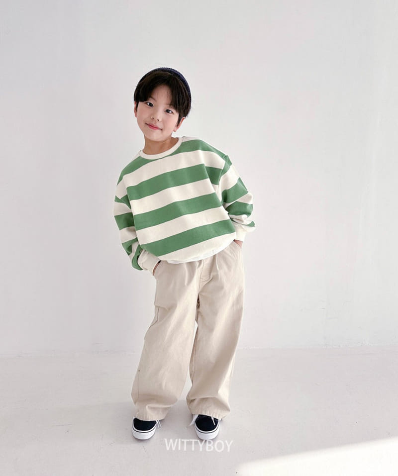 Witty Boy - Korean Children Fashion - #kidsshorts - Murphy Wide Pants - 8