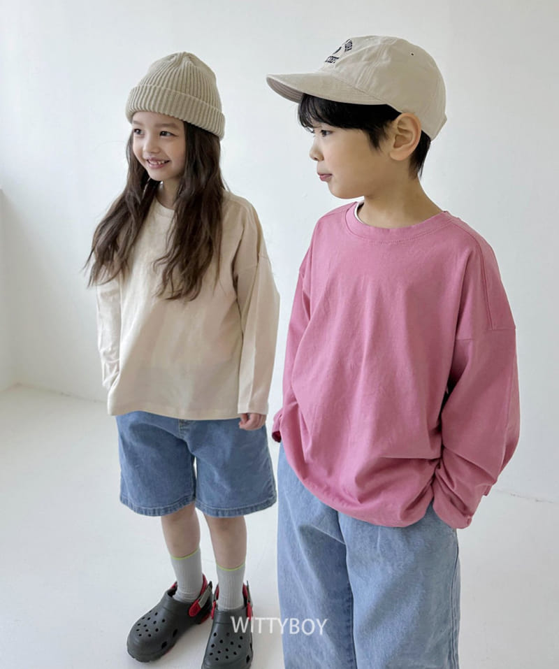 Witty Boy - Korean Children Fashion - #kidsshorts - Vanilla Tee - 2