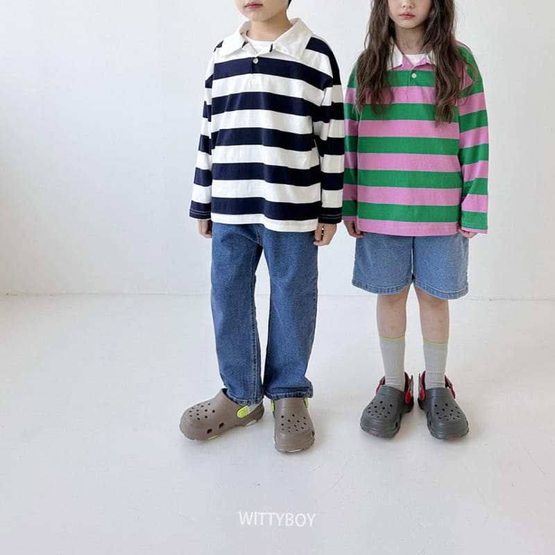 Witty Boy - Korean Children Fashion - #kidsstore - Awesome Collar Tee - 5