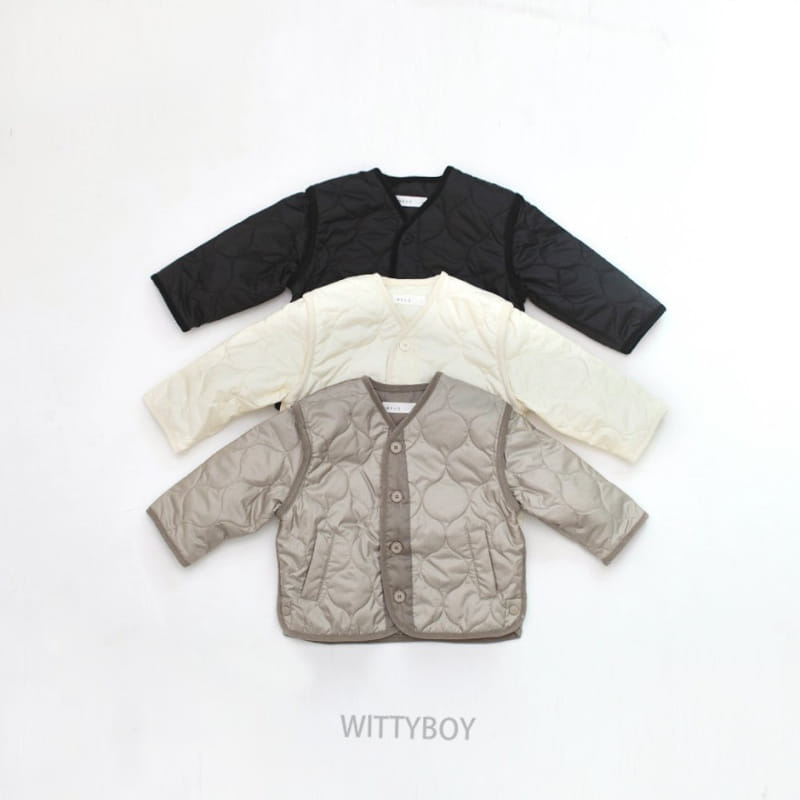 Witty Boy - Korean Children Fashion - #kidsstore - Holic Quilting Jumper