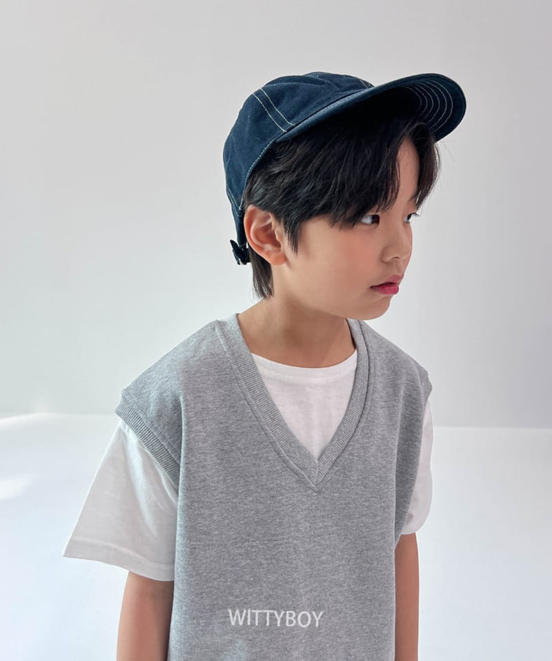 Witty Boy - Korean Children Fashion - #kidsstore - Mono Stitch Cap - 9
