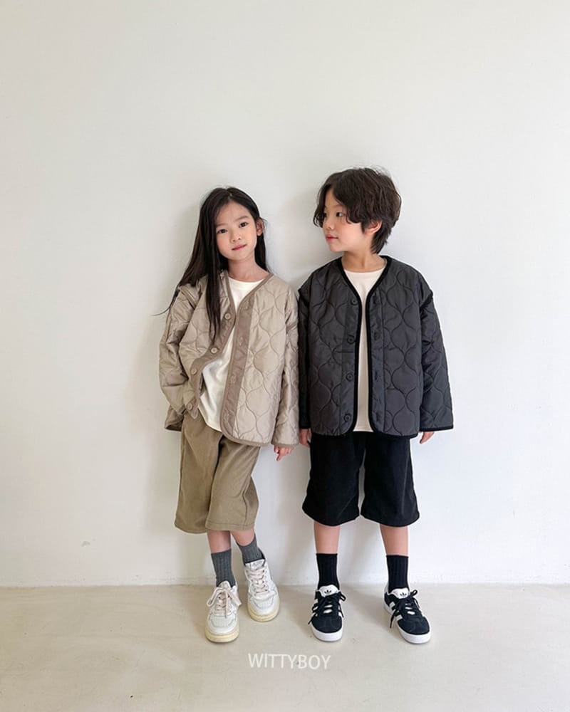 Witty Boy - Korean Children Fashion - #kidzfashiontrend - Holic Quilting Jumper - 2