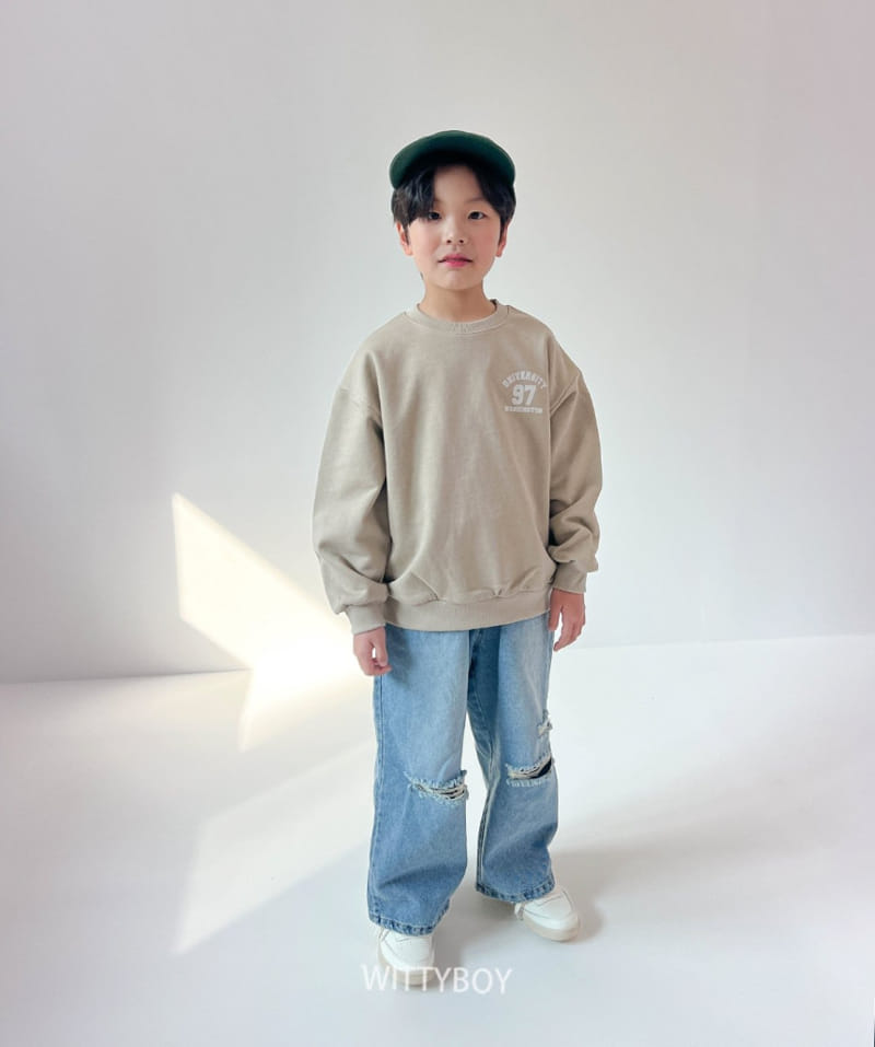 Witty Boy - Korean Children Fashion - #kidzfashiontrend - Washington Sweatshirt - 11
