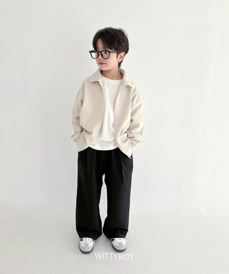 Witty Boy - Korean Children Fashion - #kidzfashiontrend - Mode Zip Up - 8