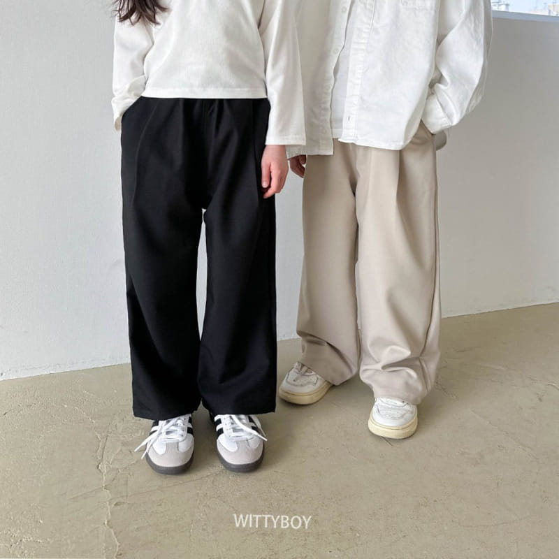 Witty Boy - Korean Children Fashion - #kidzfashiontrend - Butter Slacks - 3