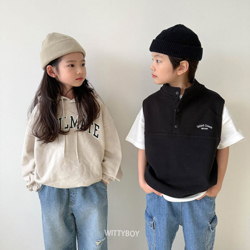 Witty Boy - Korean Children Fashion - #littlefashionista - Sole Vest Anorak - 11