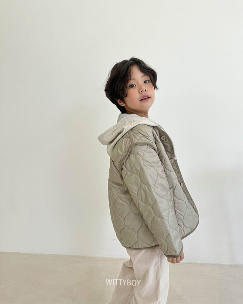 Witty Boy - Korean Children Fashion - #Kfashion4kids - Holic Quilting Jumper - 4