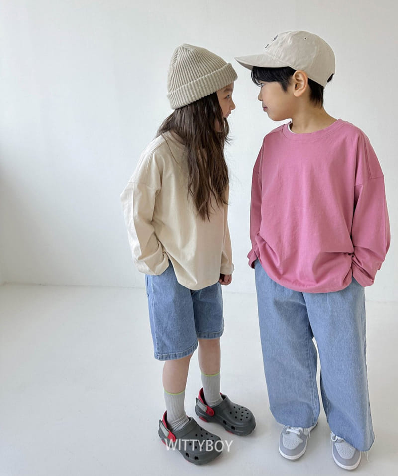 Witty Boy - Korean Children Fashion - #littlefashionista - Vanilla Tee - 6