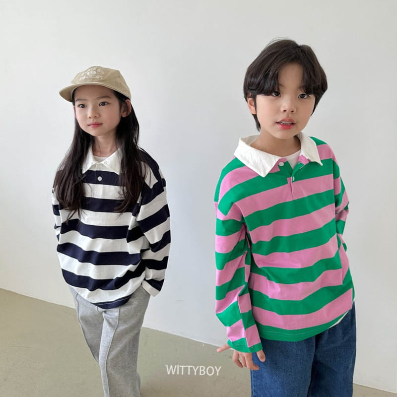 Witty Boy - Korean Children Fashion - #magicofchildhood - Awesome Collar Tee - 9