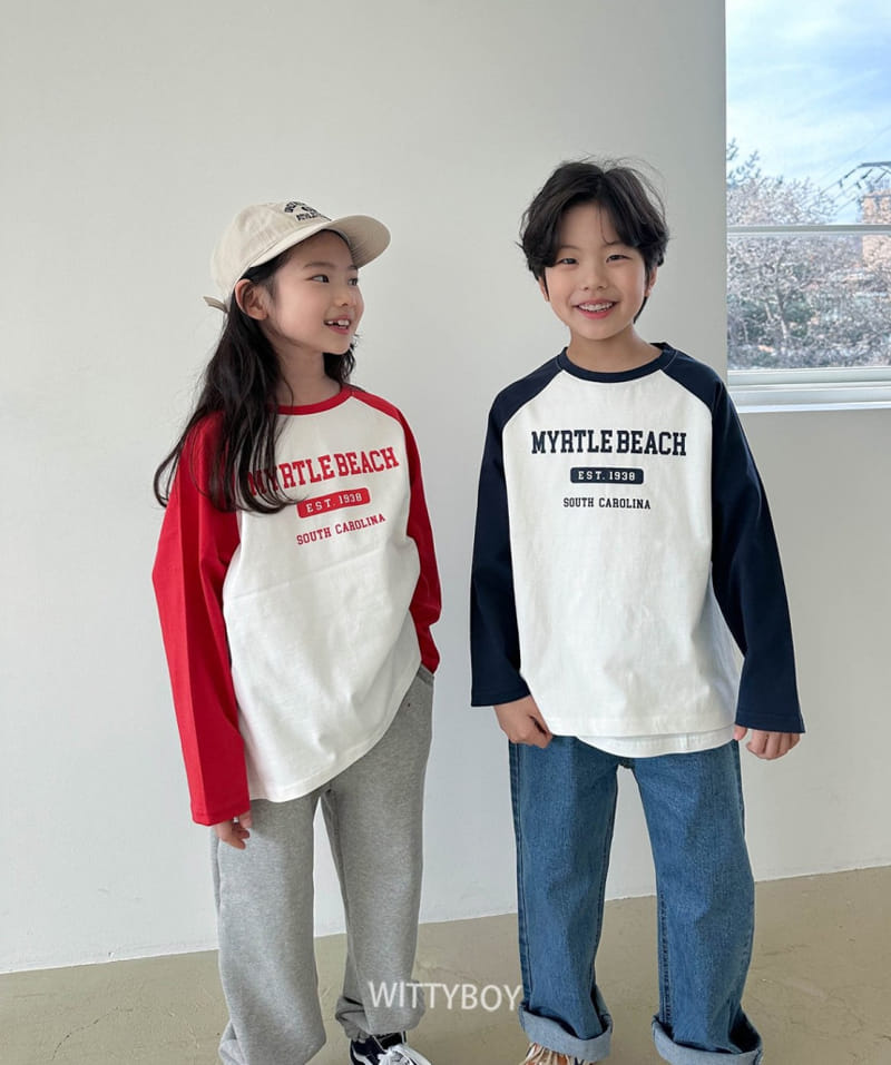 Witty Boy - Korean Children Fashion - #magicofchildhood - Mystic Raglan Tee - 8