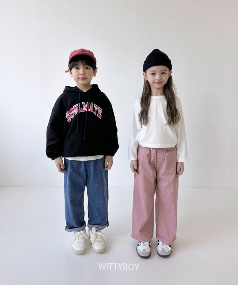 Witty Boy - Korean Children Fashion - #littlefashionista - Soul Hoody Tee - 4