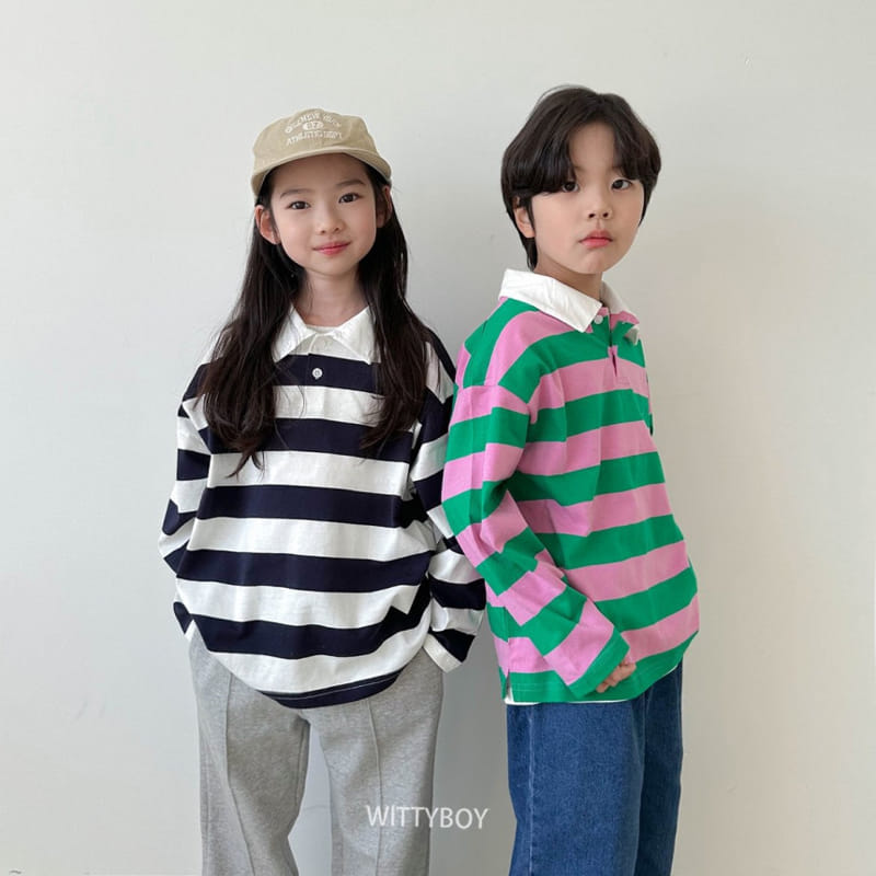 Witty Boy - Korean Children Fashion - #minifashionista - Awesome Collar Tee - 10