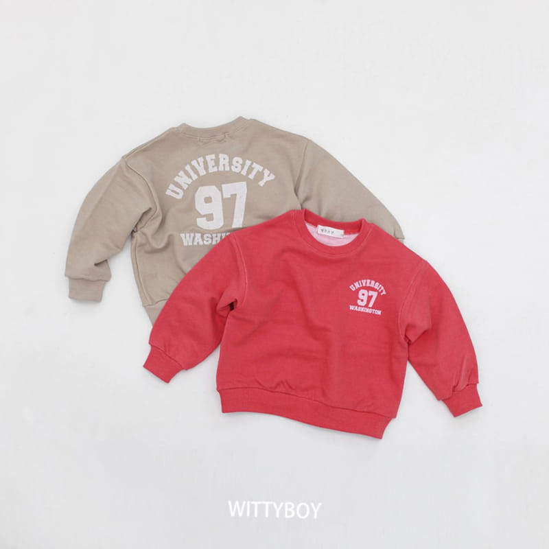 Witty Boy - Korean Children Fashion - #minifashionista - Washington Sweatshirt