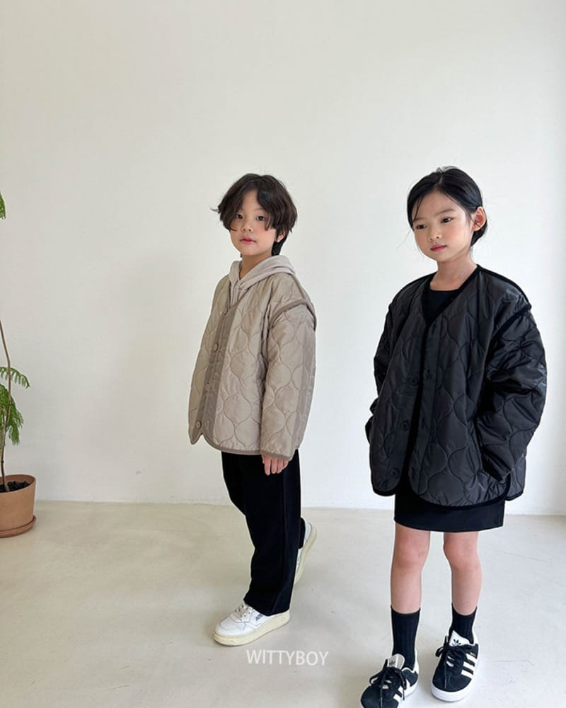 Witty Boy - Korean Children Fashion - #prettylittlegirls - Holic Quilting Jumper - 7