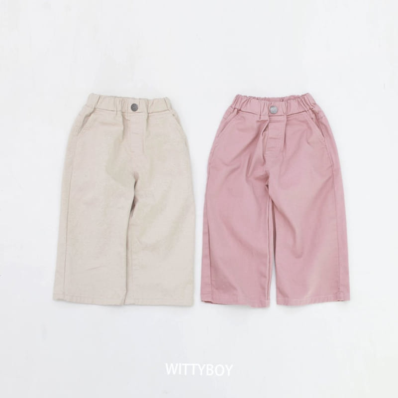 Witty Boy - Korean Children Fashion - #prettylittlegirls - Murphy Wide Pants