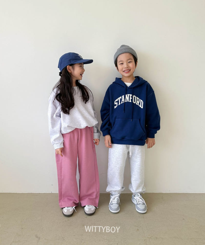 Witty Boy - Korean Children Fashion - #todddlerfashion - Stanford Hoody Tee - 3