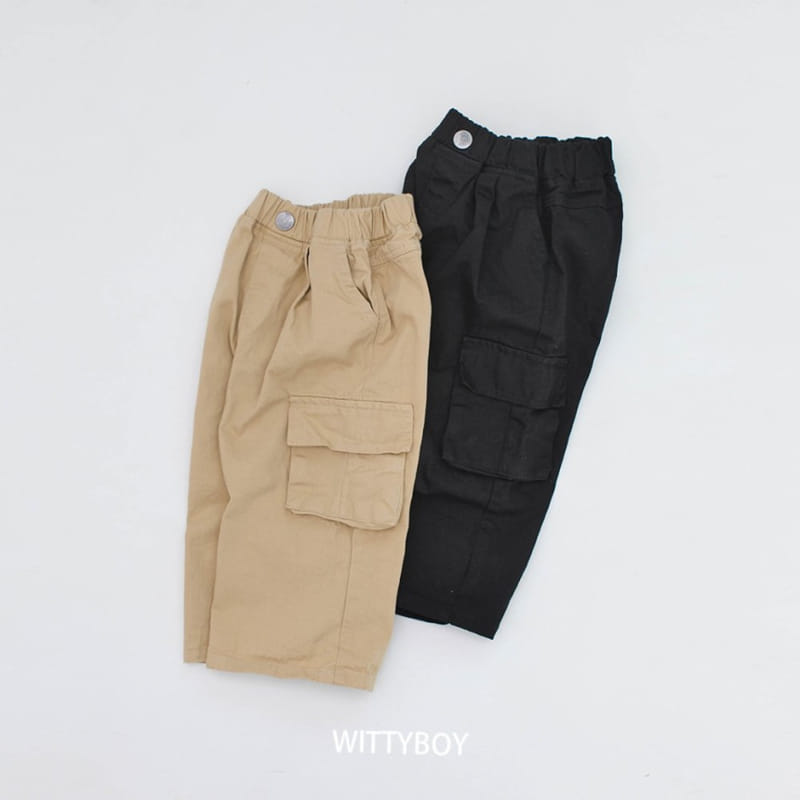 Witty Boy - Korean Children Fashion - #todddlerfashion - Street Cargo Pants