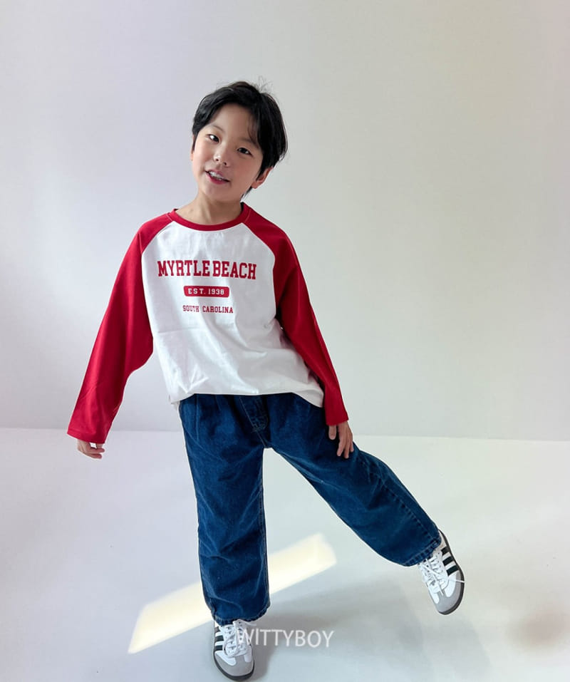 Witty Boy - Korean Children Fashion - #todddlerfashion - Mystic Raglan Tee - 11