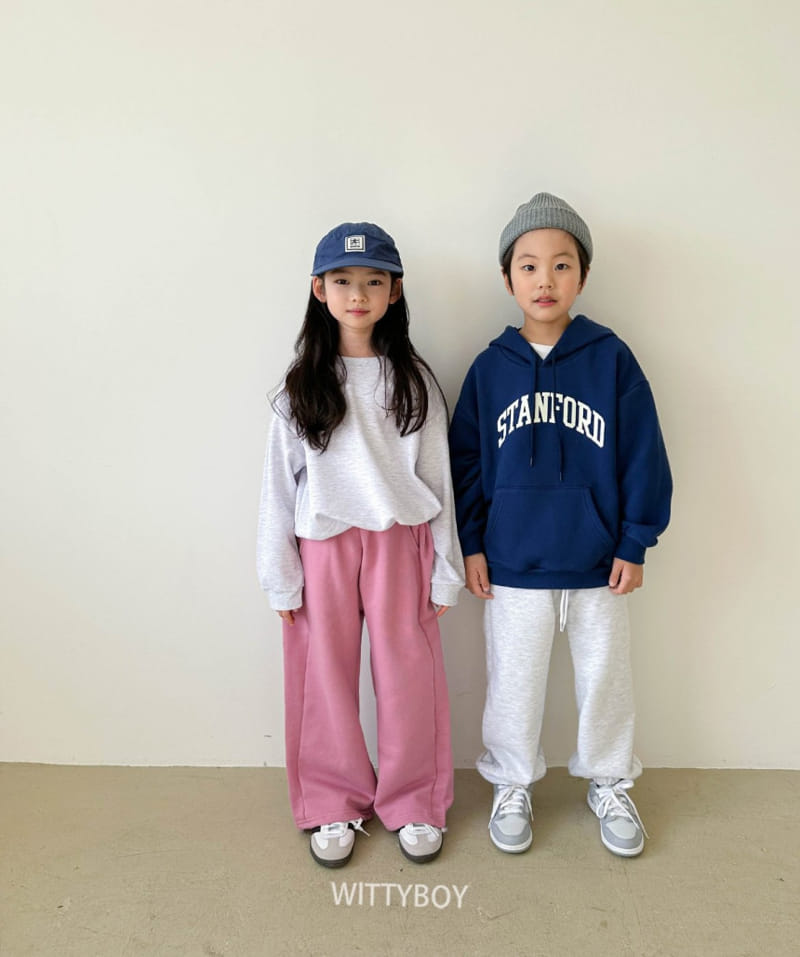 Witty Boy - Korean Children Fashion - #todddlerfashion - Stanford Hoody Tee - 4