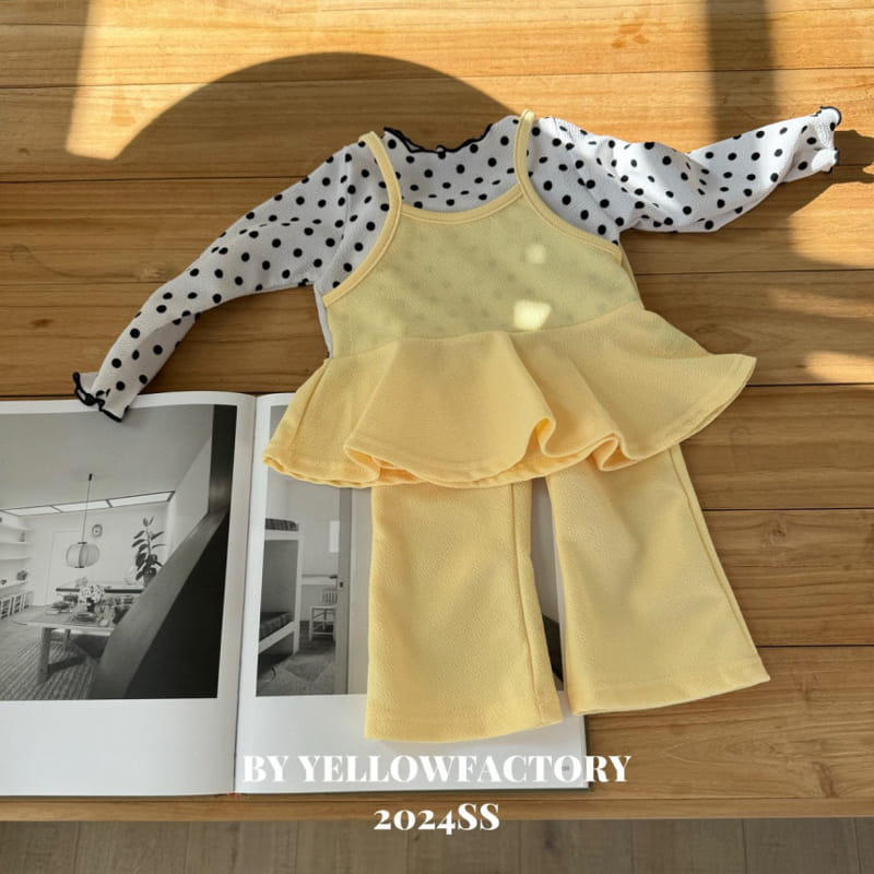 Yellow Factory - Korean Children Fashion - #kidzfashiontrend - Maria Top Bottom Set - 4
