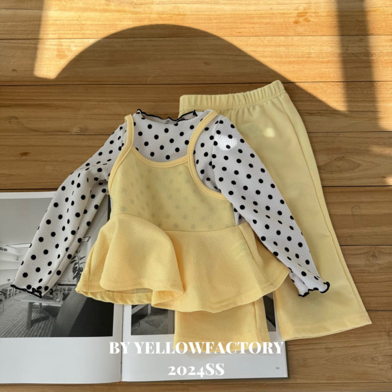 Yellow Factory - Korean Children Fashion - #kidzfashiontrend - Maria Top Bottom Set - 3