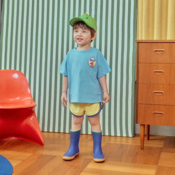 1St Blue - Korean Children Fashion - #Kfashion4kids - Dragon Short Sleeve Tee 