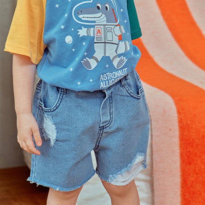 1St Blue - Korean Children Fashion - #Kfashion4kids - Vintage Denim Pants - 2