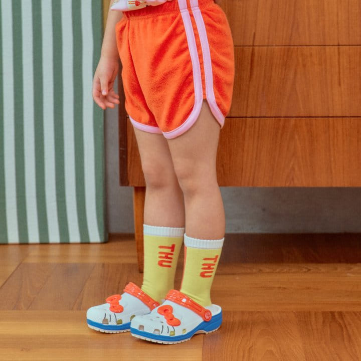 1St Blue - Korean Children Fashion - #childofig - Beool Terry Shorts