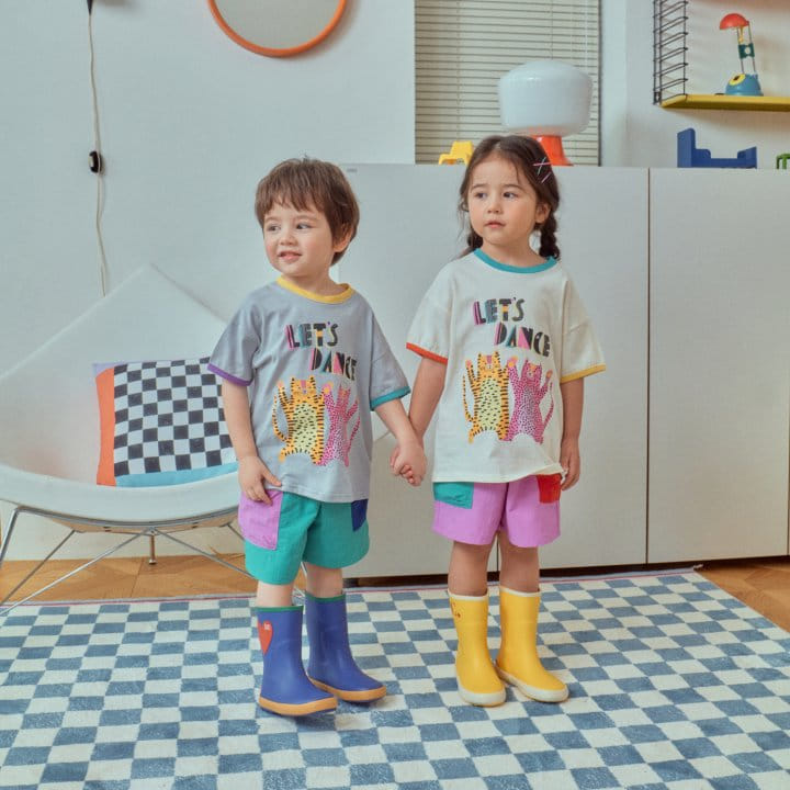 1St Blue - Korean Children Fashion - #childrensboutique - Dance Short Sleeve Tee 