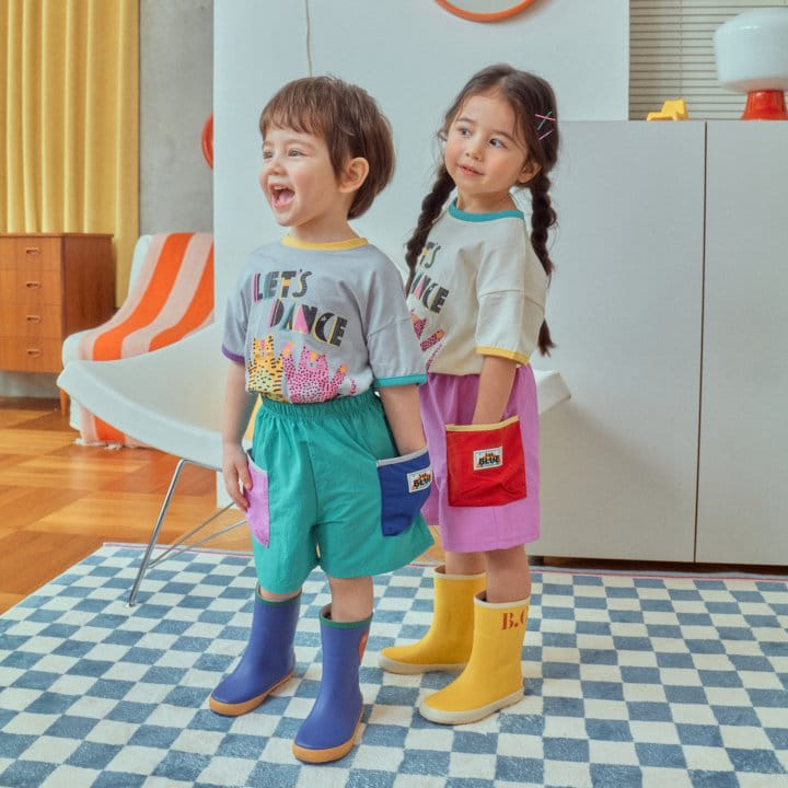 1St Blue - Korean Children Fashion - #designkidswear - Cargo Color Shorts  - 2